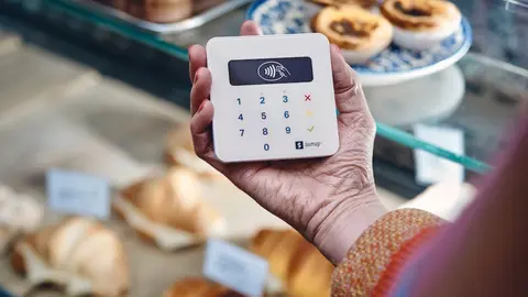 SumUp - AirCardReader utilizado por los comerciantes asociados