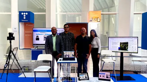 Equipo de BeMyVega en el Telef&oacute;nica Innovation Day