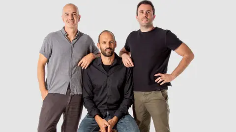 Carlos Abad&iacute;a, Nacho Bautista y Pablo Garc&iacute;a Mora, socios fundadores de Cartonlab