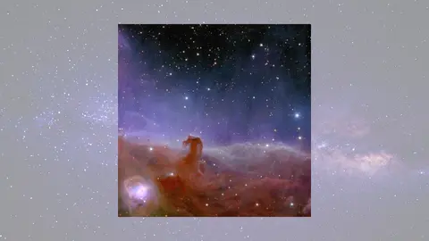 Euclid-ERO-Horsehead.8K8K. La nebulosa Cabeza de Caballo. 

Cr&eacute;ditos: ESA/Euclid/Euclid Consortium/NASA. Procesado de imagen: J.-C. Cuillandre (CEA Paris-Saclay), G. Anselmi; CC BY-SA 3.0 IGO.

Euclid muestra una espectacular panor&aacute;mica y detallada vista de la nebulosa Cabeza de Caballo, tambi&eacute;n conocida como Barnard 33 y que es parte de la constelaci&oacute;n de Ori&oacute;n. En la nueva observaci&oacute;n de Euclid de esta guarder&iacute;a estelar, los cient&iacute;ficos esperan encontrar muchos planetas con una masa similar a la de J&uacute;piter, tenues y nunca antes vistos, en su infancia celestial, as&iacute; como j&oacute;venes enanas marrones y estrellas reci&eacute;n nacidas.