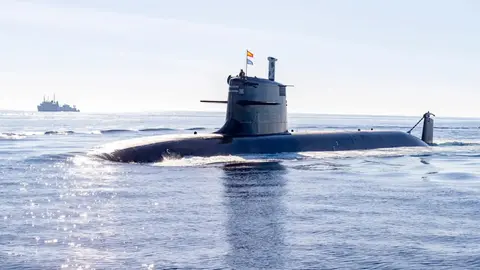 Submarino S-81 en aguas de Cartagena