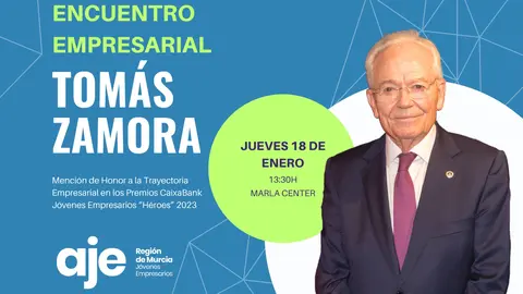 Encuentro empresarial de AJE con Tom&aacute;s Zamora