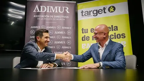 El presidente de Adimur, Antonio L&oacute;pez (izq.) y &Aacute;ngel L&oacute;pez, CEO de Target