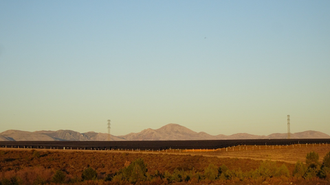 Planta fotovoltaica Velilla en la monta&ntilde;a palentina (Iberdrola)