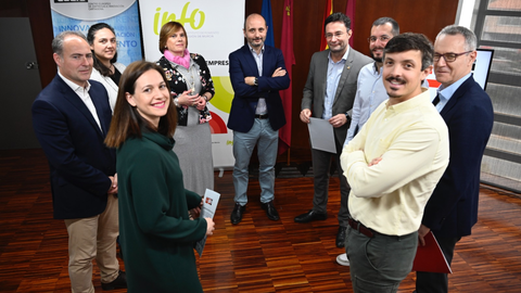 Entrega de los sellos EIBT a las startups Bioprocesia, Digital Data Farm, Votum World y Biocardio