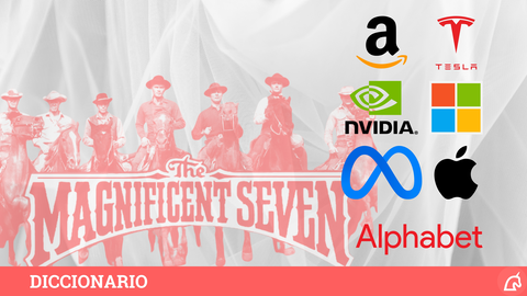 Las '7 Magn&iacute;ficas' de la Bolsa estadounidense: Amazon, Testla, Nvidia, Microsoft, Meta, Apple y Alphabet-Google
