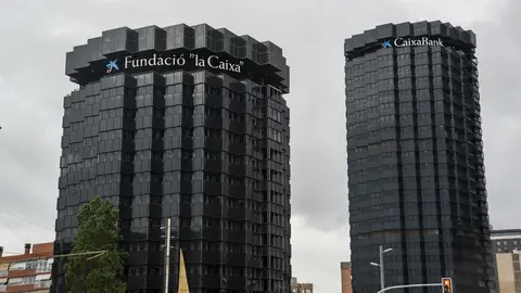 Vista de las torres de 'la Caixa'
