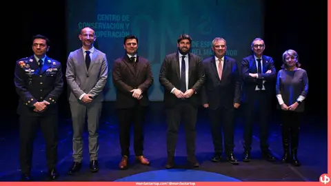L&oacute;pez Miras preside el acto de presentaci&oacute;n del proyecto del Centro de Conservaci&oacute;n y Recuperaci&oacute;n de Especies del Mar Menor