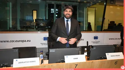 L&oacute;pez Miras, durante la tercera reuni&oacute;n del Grupo de Trabajo sobre Defensa del Comit&eacute; de las Regiones, que se celebr&oacute; ayer en Bruselas