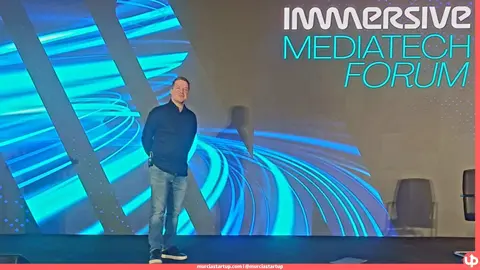Lauri Koutaniemi, durante su presentaci&oacute;n de Immersive