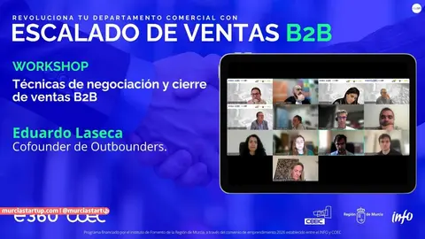COEC y CEEIC forman a startups en ventas B2B con Eduardo Laseca de Outbounders
