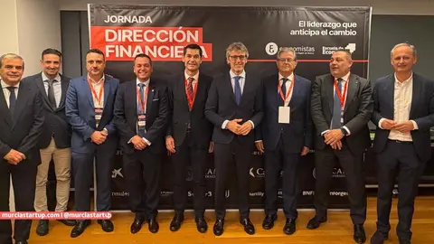 Clausura de las Jornadas de Direcci&oacute;n Financiera, que organiza el Colegio Oficial de Economistas de la Regi&oacute;n de Murcia