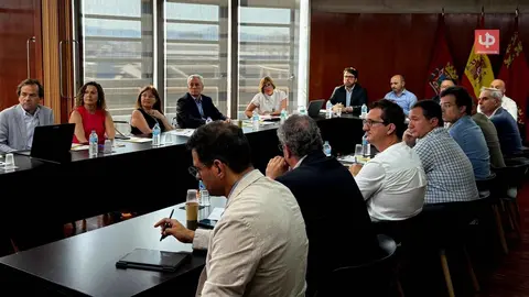 Los miembros de la Junta de Patronato y Asamblea del Centro Europeo de Empresa e Innovaci&oacute;n de Cartagena (Ceeic), reunidos hoy en Cartagena