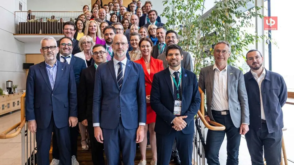 Miembros del Bur&oacute; Pol&iacute;tico de la CRPM en Visby (Suecia).