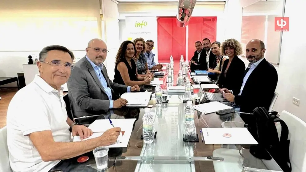 Un momento de la reuni&oacute;n del Patronato del Centro Europeo de Empresas e Innovaci&oacute;n de Murcia (Ceeim)