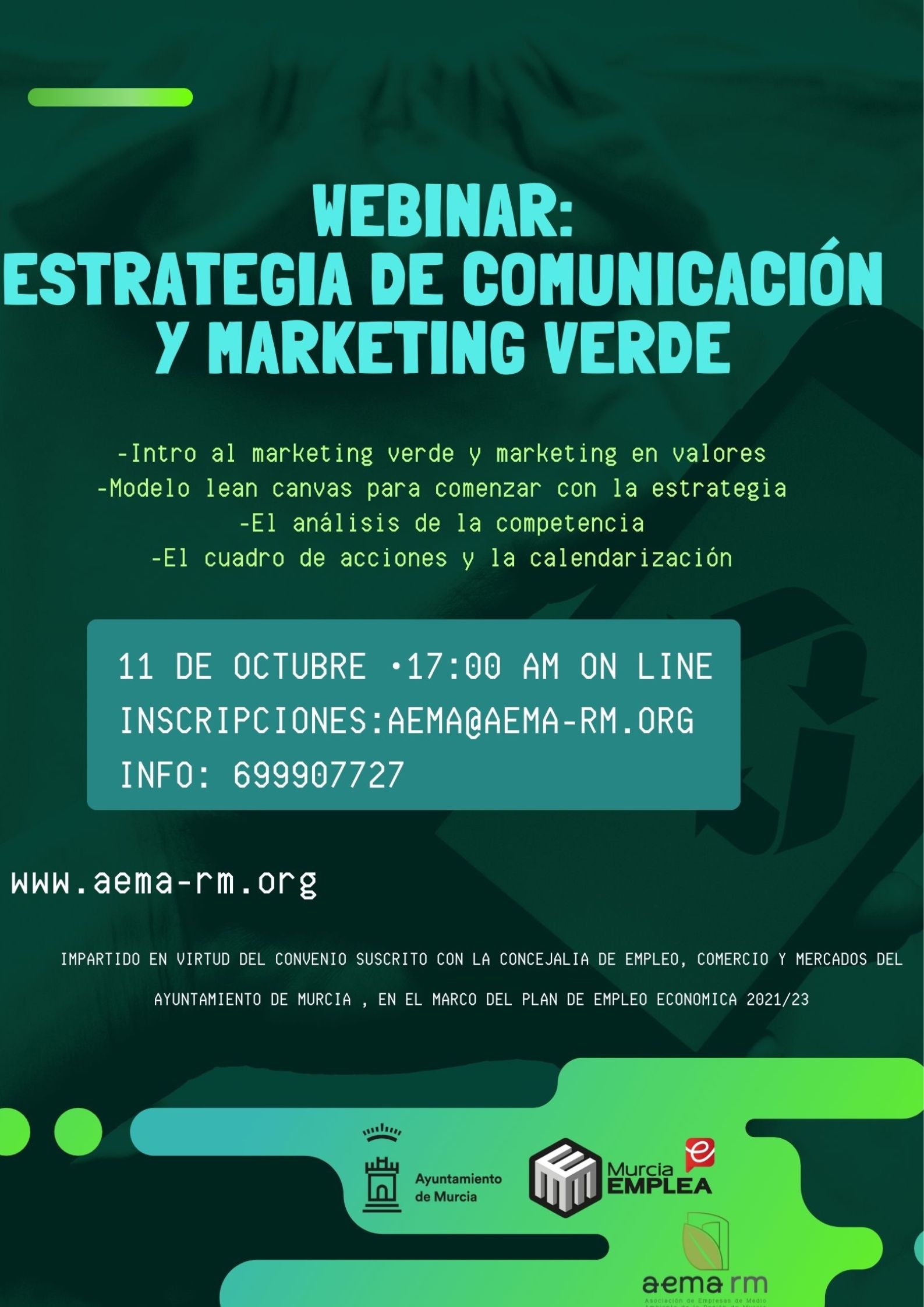 Convocatoria del webinar