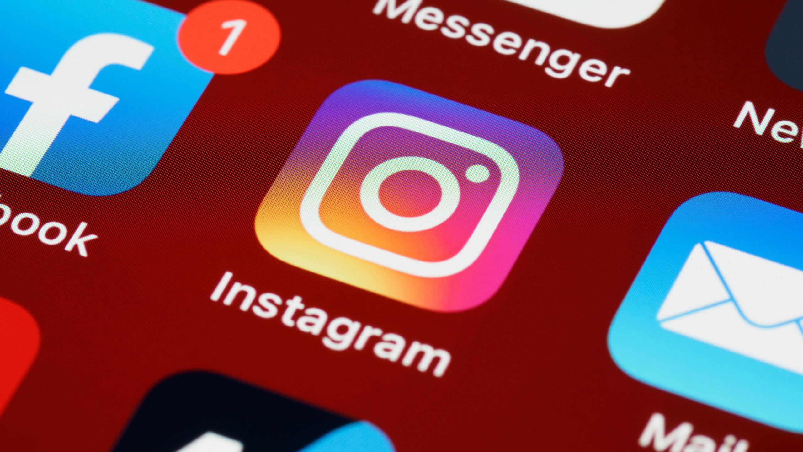 Aplicación de Instagram en el móvil