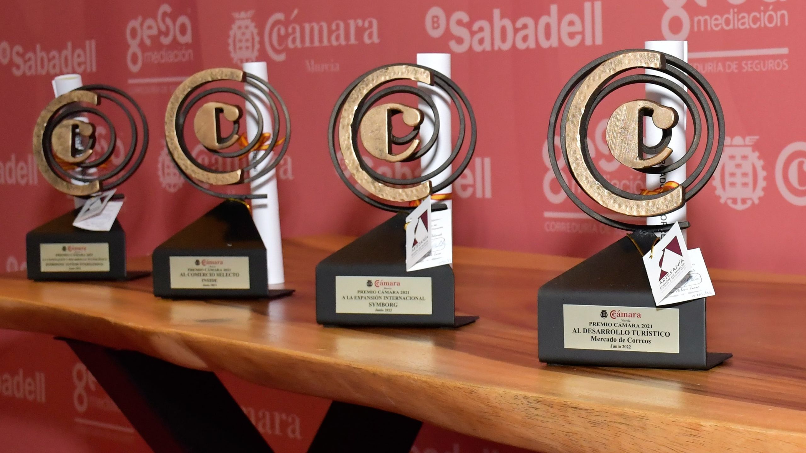 Premios de la Cámara de Comercio, que se entregarán el 1 de junio en 'La noche de la economía murciana'