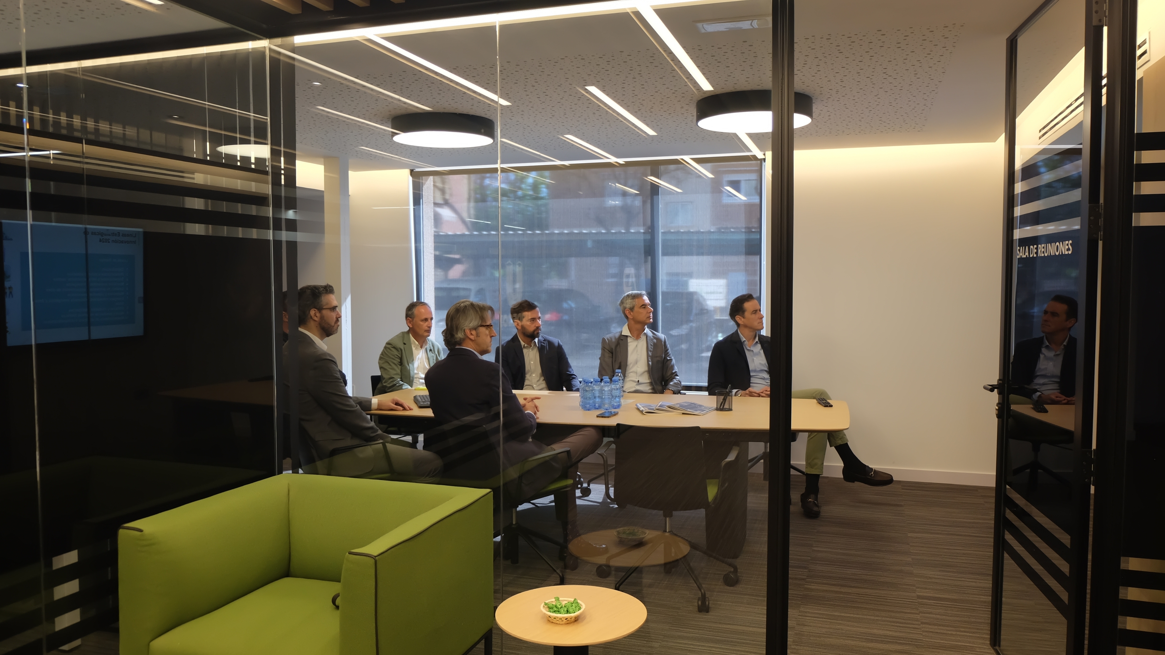 Reunión de presentación del proyecto Building Sprint, con algunos de los colaboradores del mismo